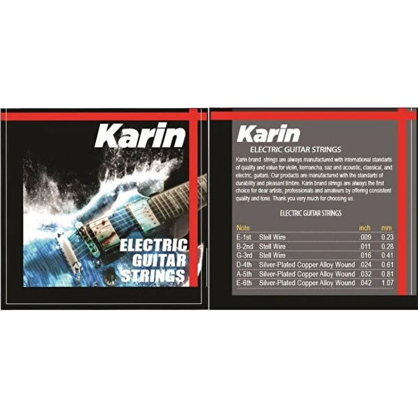 Karin Elektro Gitar Teli