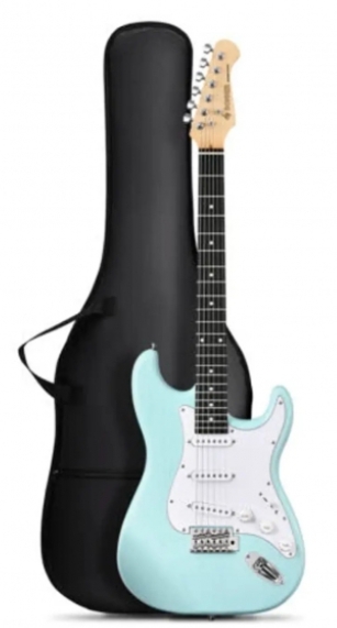 Donner DST-80 ST Elektro GitarSurf Green)