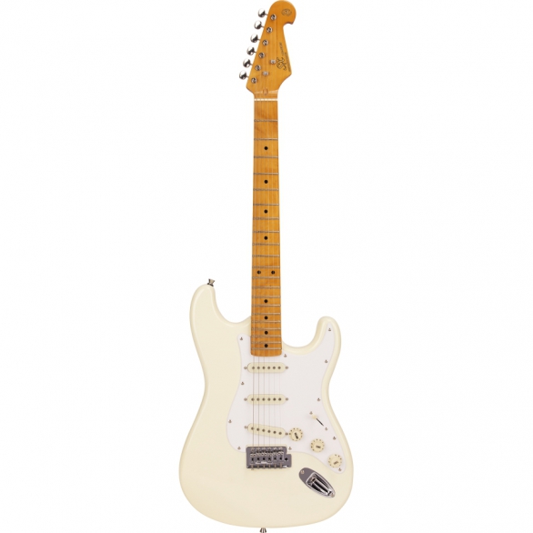 Jet JS-380 OW G SSS Elektro Gitar (White)