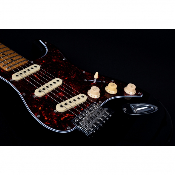 Jet JS-300 BK SSS Elektro Gitar (Black)
